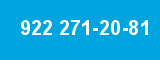 922 271-20-81